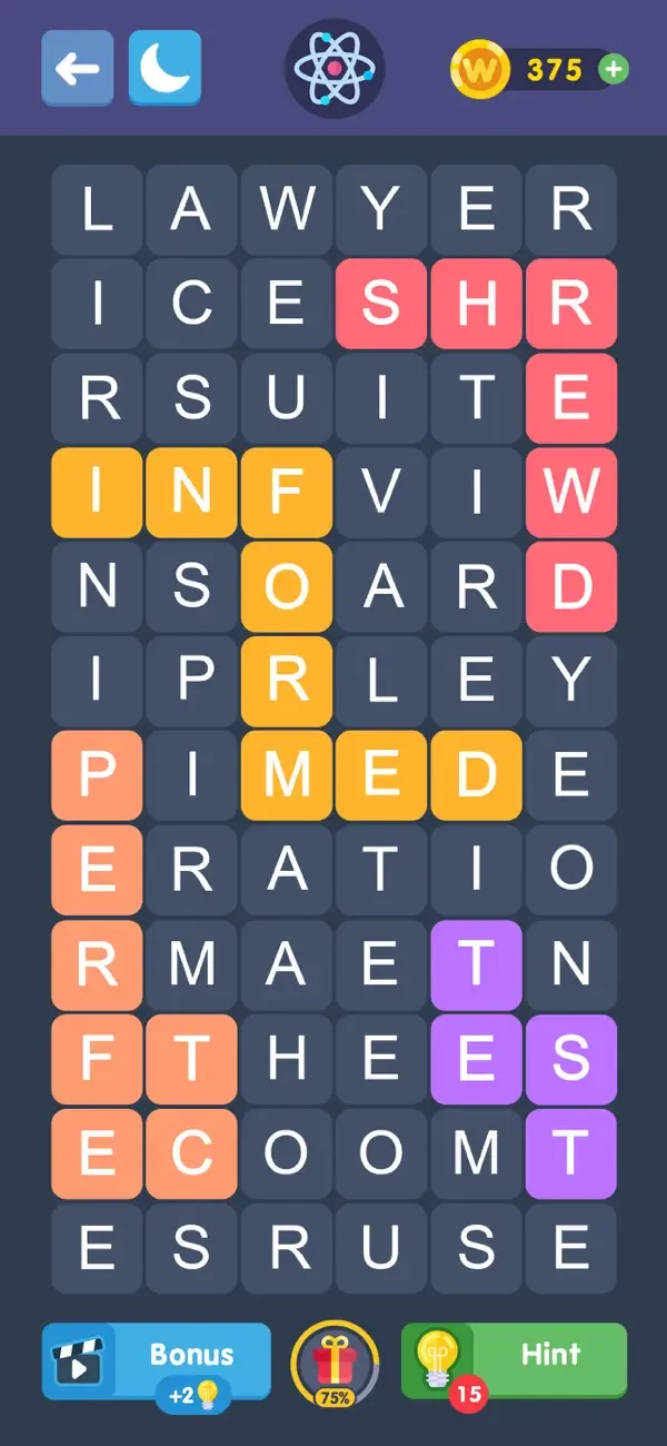 Филворды: Игра в Слова из Букв screenshot 2