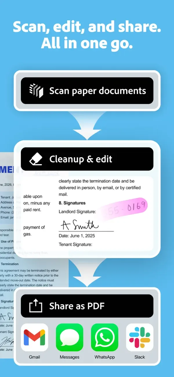 Adobe Scan: Escáner de PDF screenshot 2
