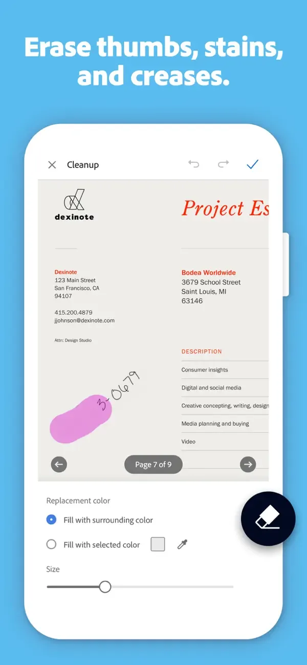 Adobe Scan: Escáner de PDF screenshot 5