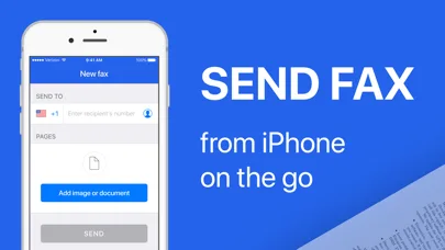 Fax Pro: Faxes from iPhone App screenshot 1