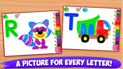 УЧИМ БУКВЫ Рисовалка для детей screenshot 4
