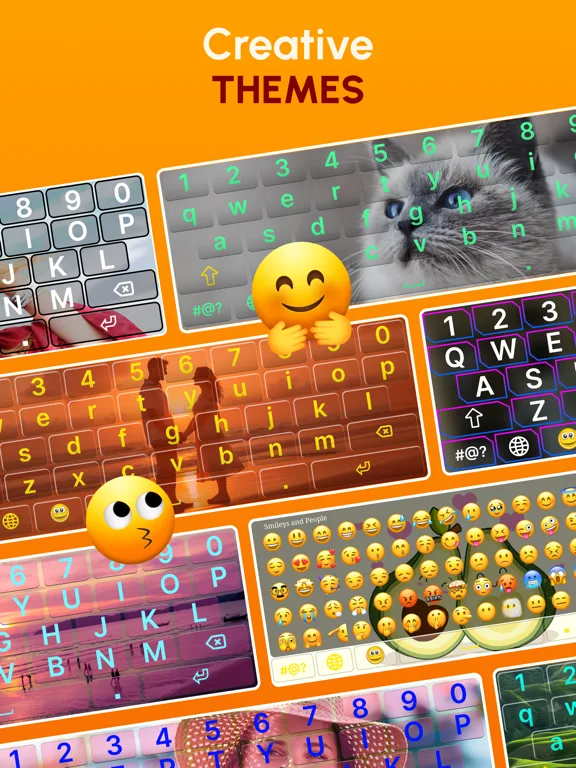 Teclado con fotos cambiar tema screenshot 2