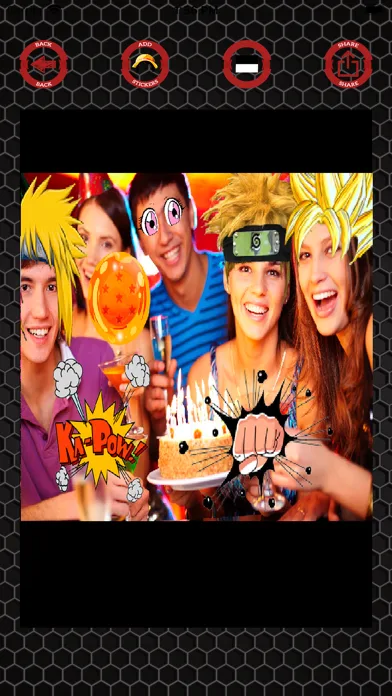 Anime yourself - manga sticker screenshot 2