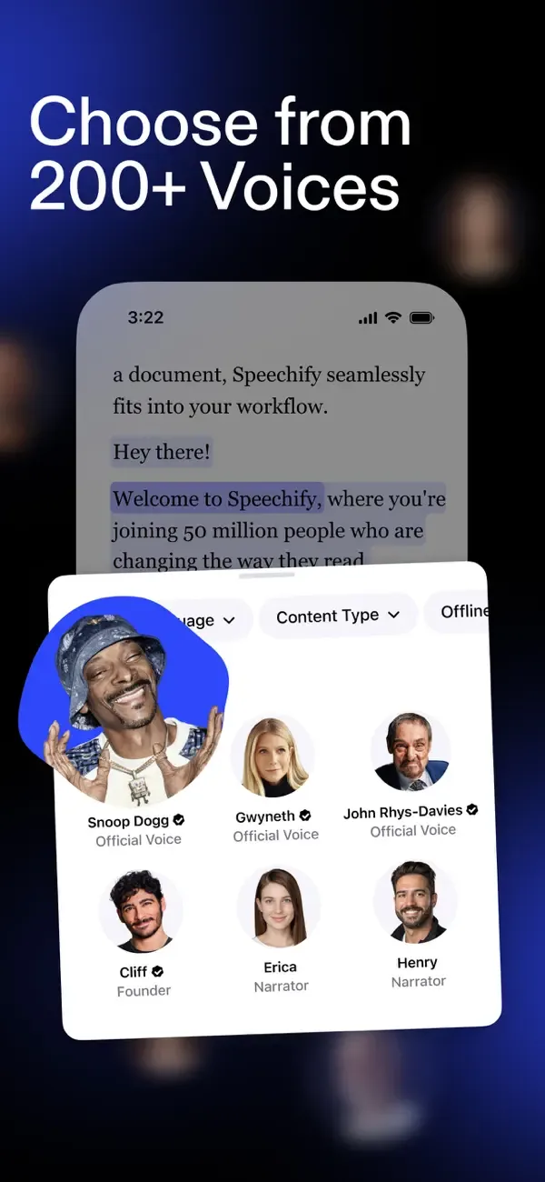 Speechify: Текст в мовлення screenshot 2