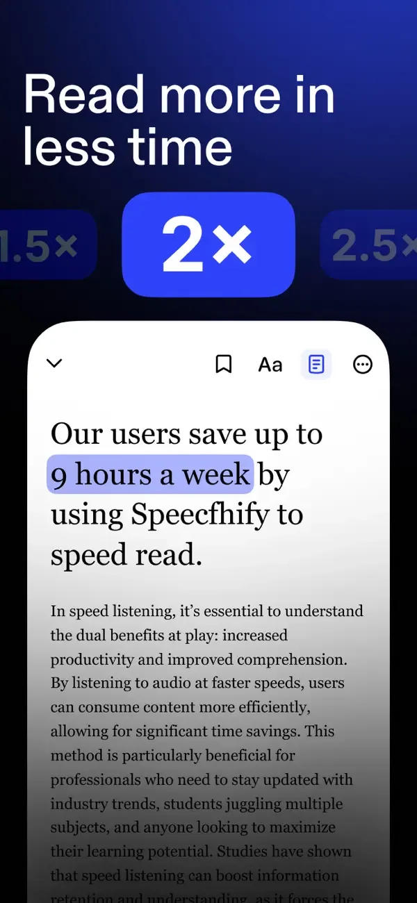 Speechify: Текст в мовлення screenshot 5