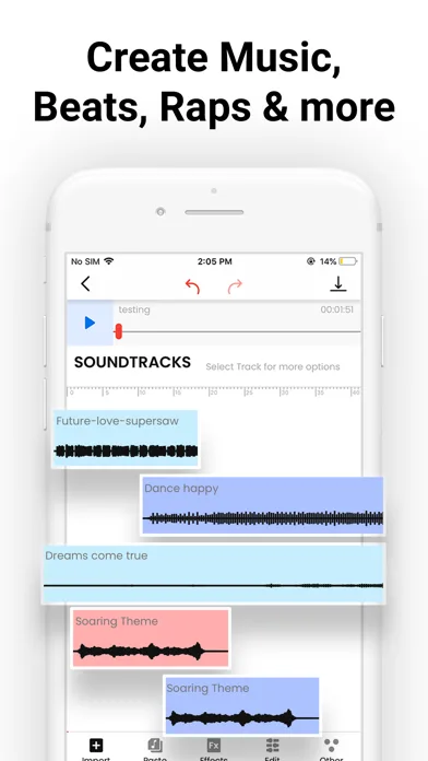 Music Editor - создание треков screenshot 1