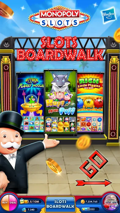 MONOPOLY Slots - Casino Games screenshot 1