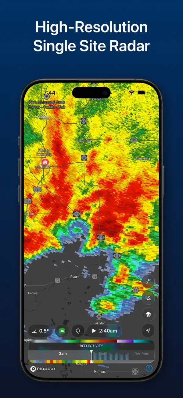 Storm Radar: mapa del tiempo screenshot 4