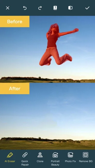 Photo Retouch-Borrar Objetos screenshot 1