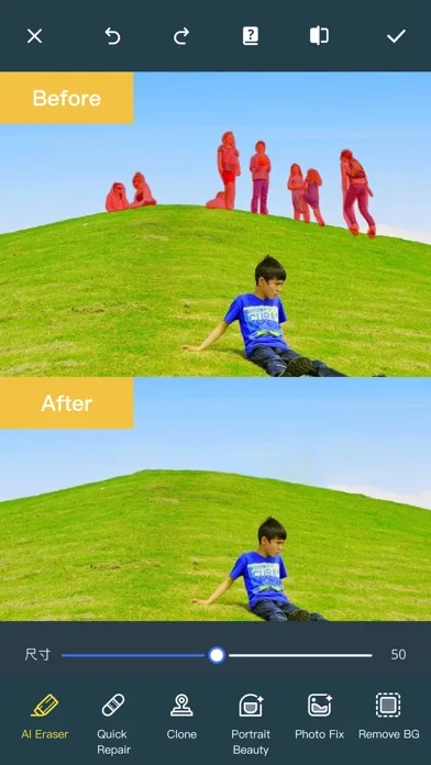 Photo Retouch-Borrar Objetos screenshot 4