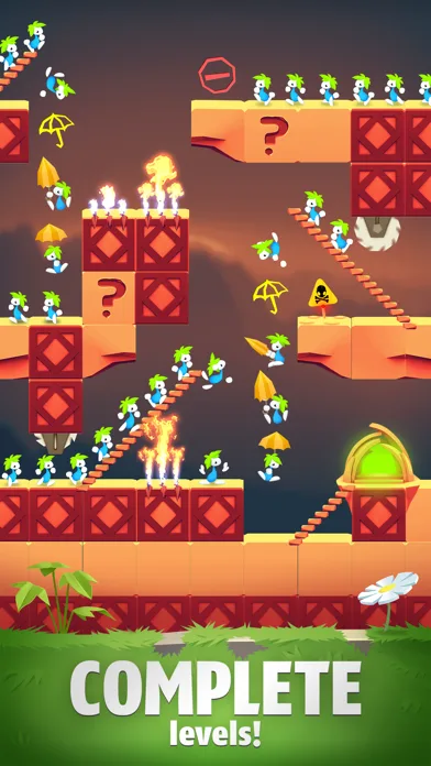 Lemmings: Puzzle Strategy screenshot 1
