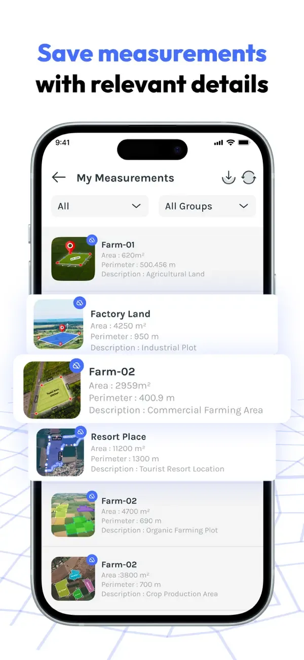 GPS Field Area Map: FieldCalc screenshot 4