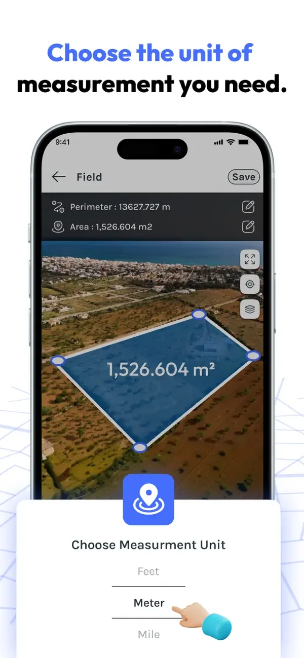 GPS Field Area Map: FieldCalc screenshot 5