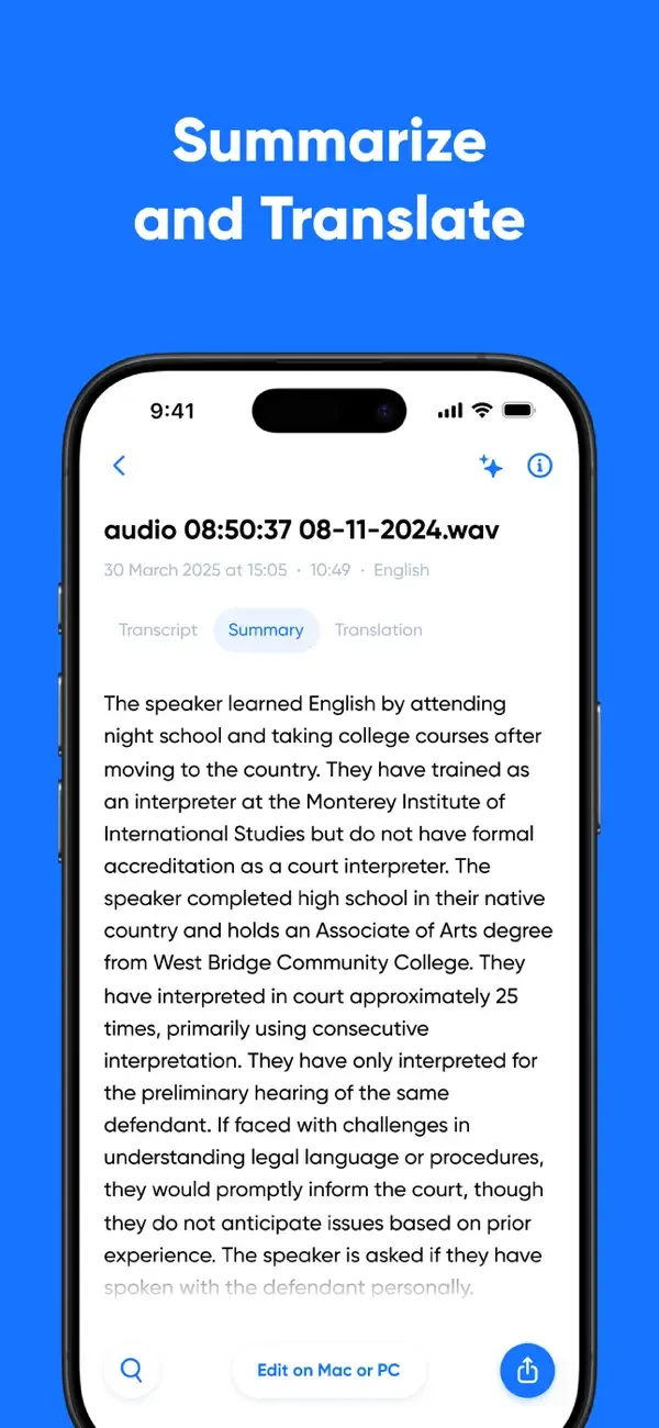 Transcribe - Речь в Текст screenshot 4
