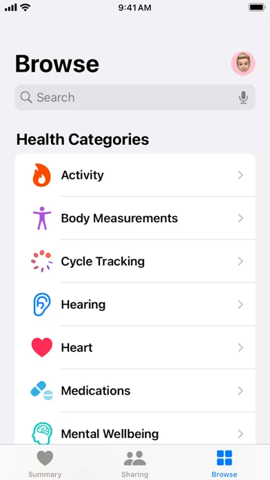 Apple Здоровье screenshot 3
