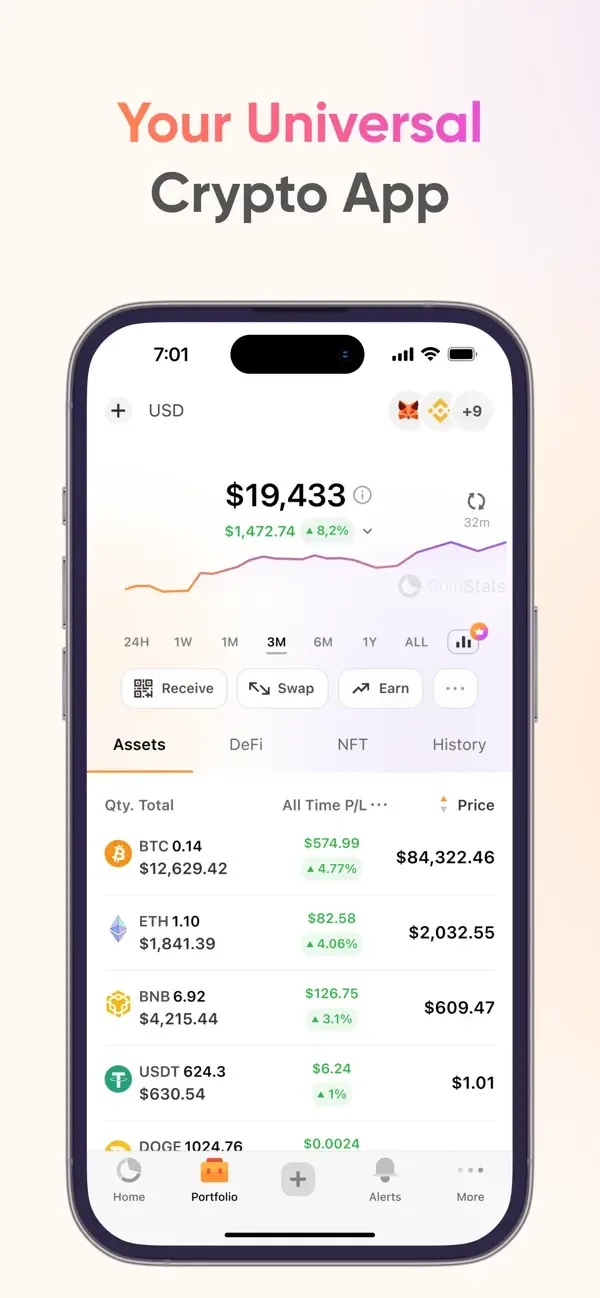 Crypto Tracker - Coin Stats screenshot 1