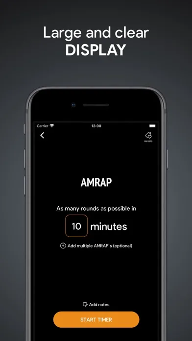 SmartWOD Timer - Таймер WOD screenshot 3