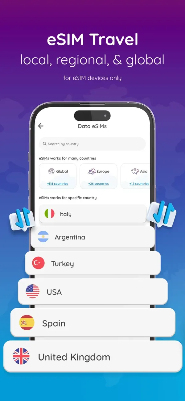 Numero eSIM: виртуальный номер screenshot 2