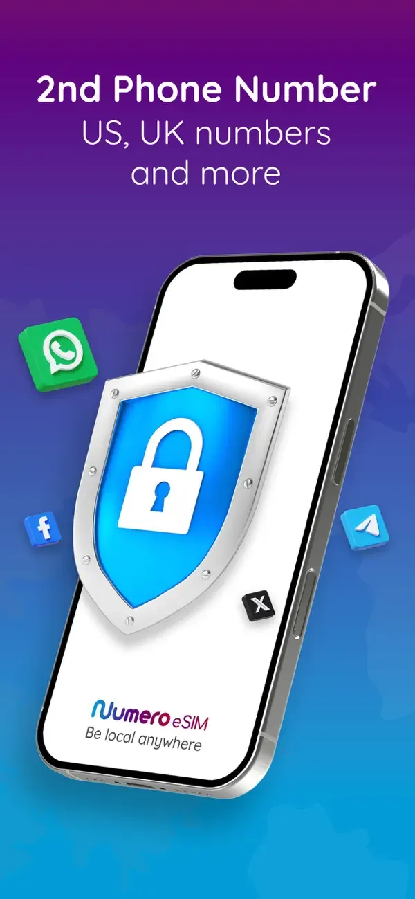 Numero eSIM: виртуальный номер screenshot 3