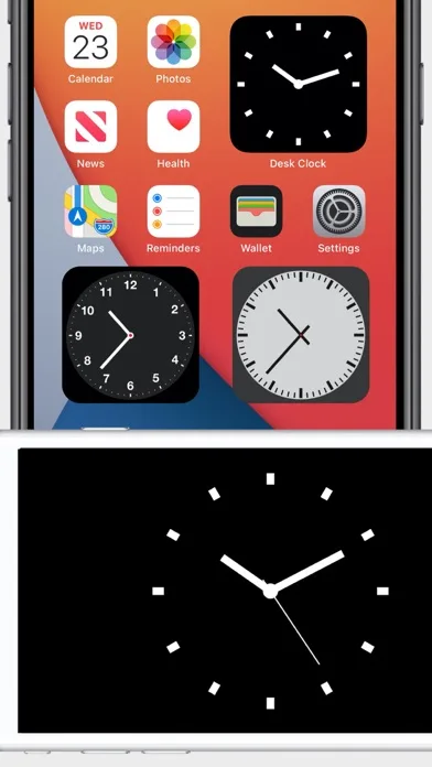 Desk Clock - Analog Clock Face screenshot 1