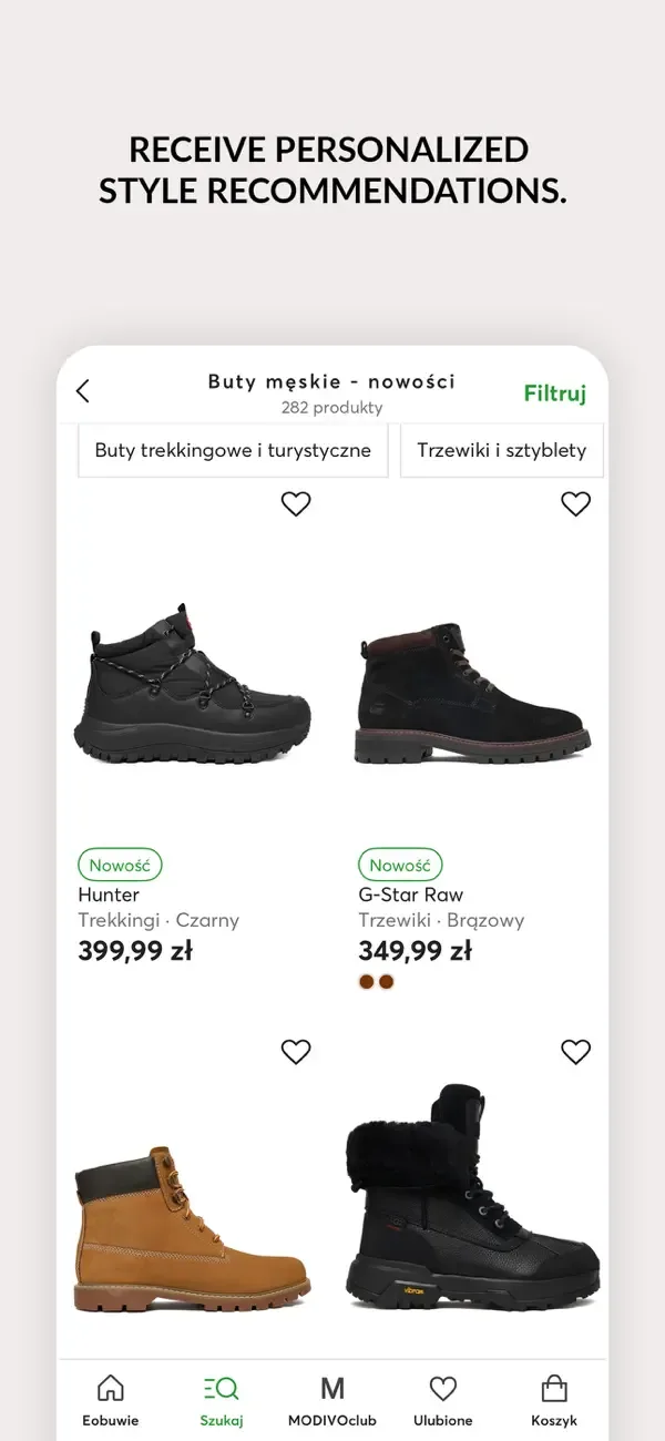 efootwear.eu online shoe store screenshot 4
