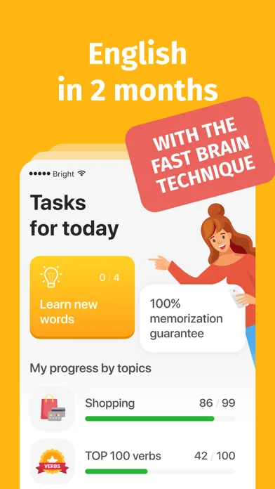 Bright - Aprender Inglés screenshot 1