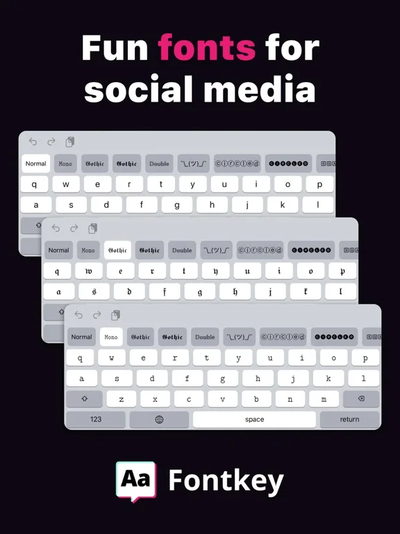 Fontkey | Fonts for iPhone screenshot 1