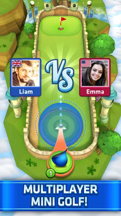 Mini Golf King - Multijugador screenshot 1