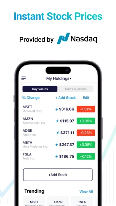 Stocks+ app screenshot 1