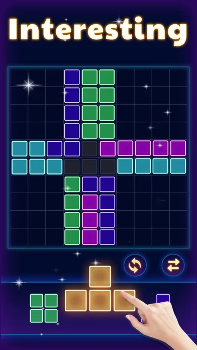 свечение блок головоломки screenshot 3