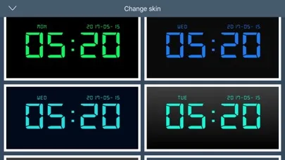 цифровые часы - LED будильник screenshot 5