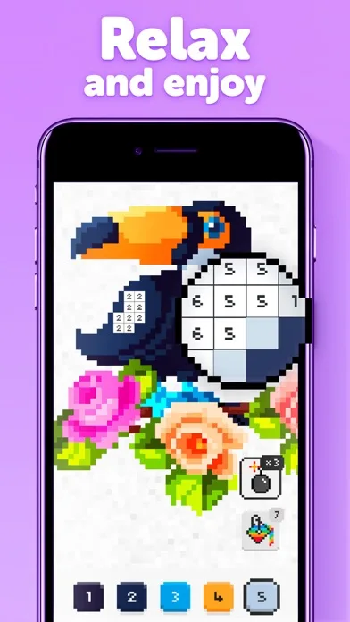 UNICORN - Разукрашка по цифрам screenshot 2