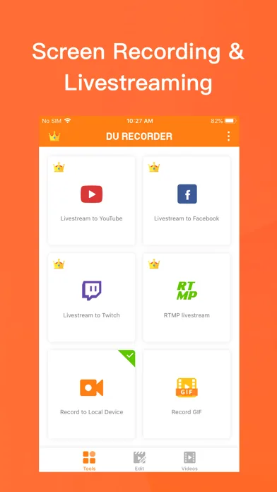 DU Recorder: grabador pantalla screenshot 1