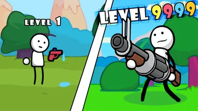 One Gun: Stickman offline game screenshot 1