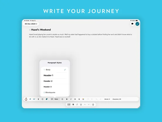 Journey - Diario screenshot 2