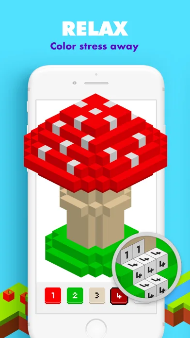 UNICORN 3D Pixel: Раскраска screenshot 4