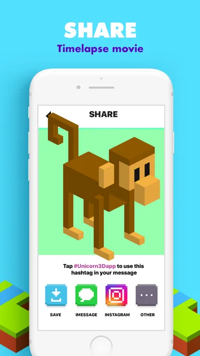 UNICORN 3D Pixel: Раскраска screenshot 5