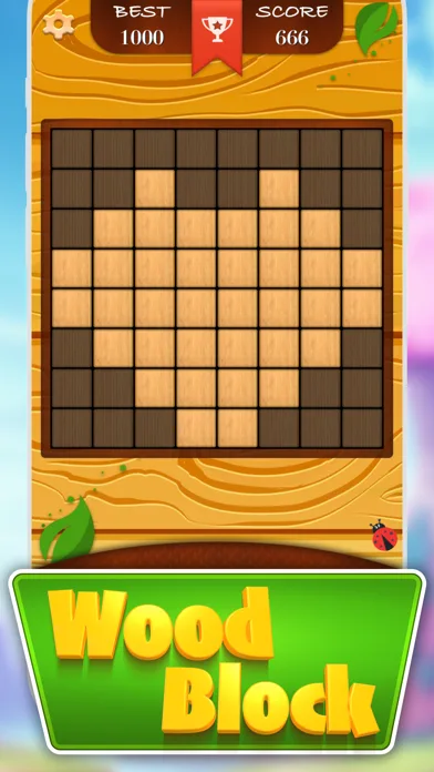 Wood Block - тетрис игра пазл screenshot 1
