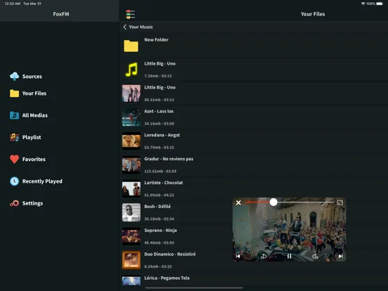 FoxFM - Offline Video Player screenshot 4