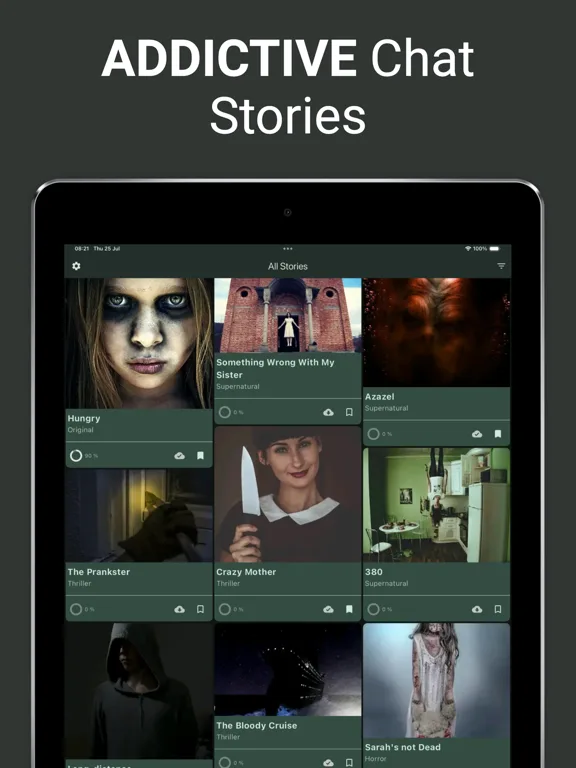 Страшні Чат-Історії - Addicted screenshot 1