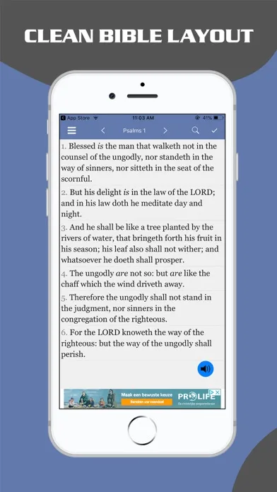 Proverbs & Psalms - King James screenshot 1