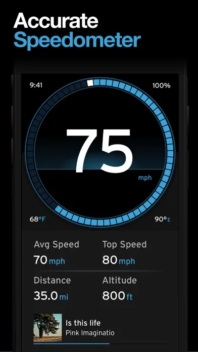 Speedometer One Speed Tracker screenshot 1