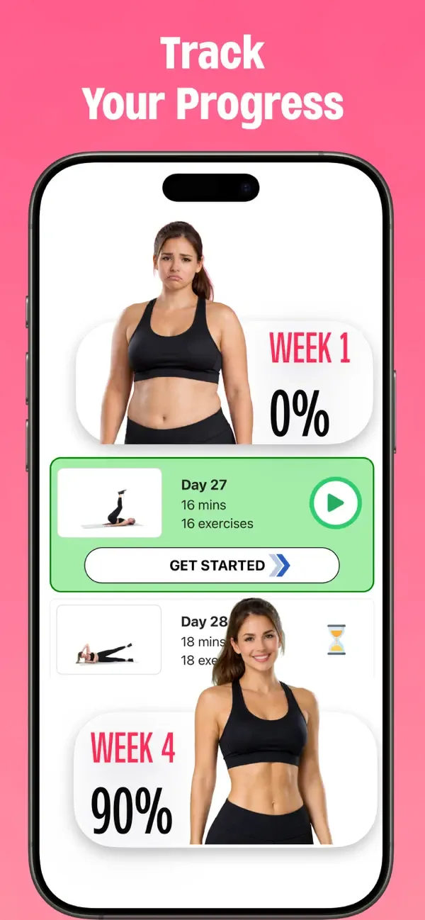 Home Workout for Women - Abs screenshot 3