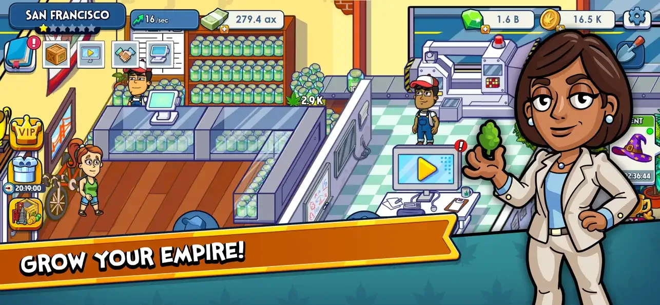 Weed Inc: Idle Tycoon screenshot 1