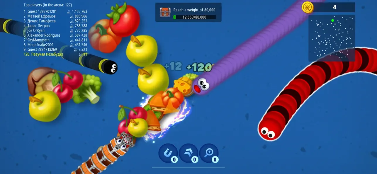 WormsZone.io - Culebra glotona screenshot 2