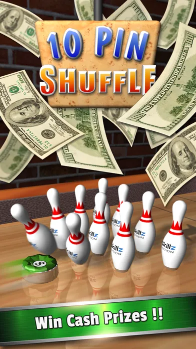 10 Pin Shuffle Bowling Skillz screenshot 1