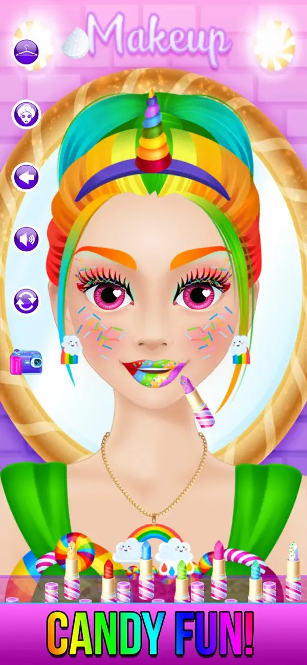 Unicornio Arcoíris: Maquillaje screenshot 3