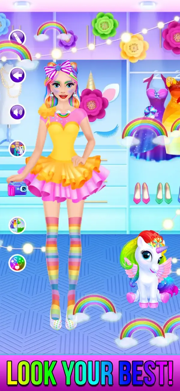 Unicornio Arcoíris: Maquillaje screenshot 4