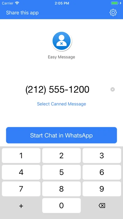 Easy Message for WhatsApp screenshot 1