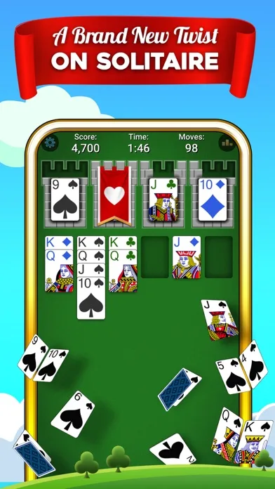 Castle Solitaire — карты screenshot 1